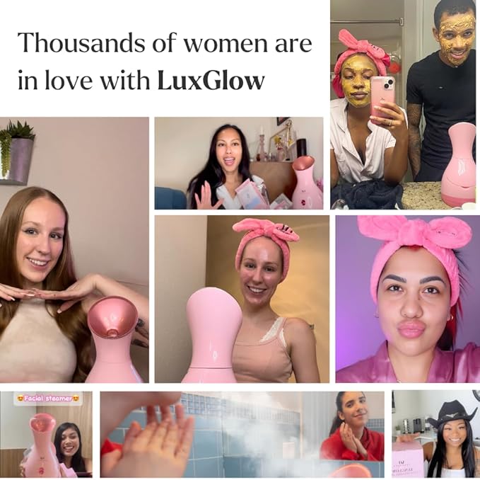 Facial Steamer Spa Kit with Complimentary 6 Skin Care Tools | Face Steamer for Facial Deep Cleaning with Towel Warmer & Humidifier Mode| Self Care Gifts for Women, Spa Gifts, Birthday Gifts for Women