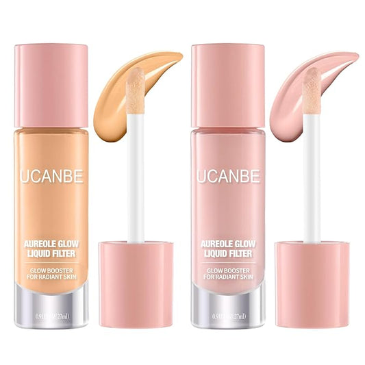 UCANBE 2PCS Halo Glow Liquid Filter, Rose Glow 0.91OZ