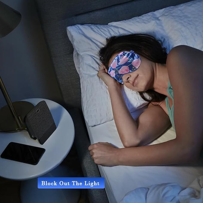 Heated cold eye mask silky