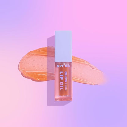 SPF50 Glow & Go Lip Oil: Caramel)