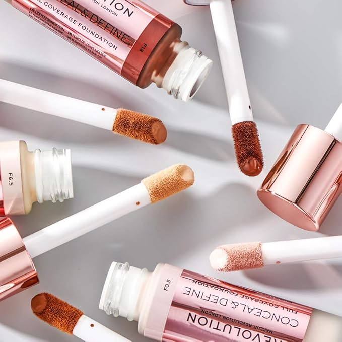 Makeup Revolution Conceal and Hydrate Concealer, Full Coverage 0.7 Fl Oz