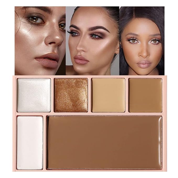 Pro Cream Highlight and Contour Palette Kit
