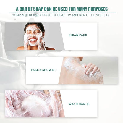 2PCs SkinFerm Collagen Milk Whitening Soap,