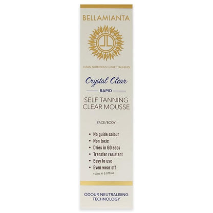 Rapid Self-Tanning Mousse - Crystal Clear for Women - 5.07 oz Bronzer (I0110301)