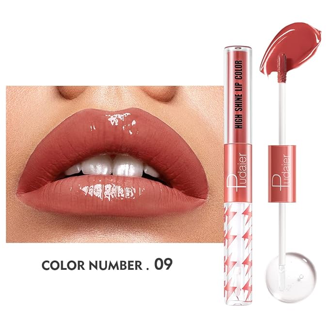 High Shine Lip Gloss with Clear Fixed Color High