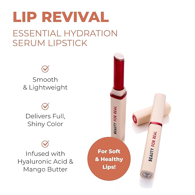 Beauty For Real Lip Revival Essential Hydration Serum Light