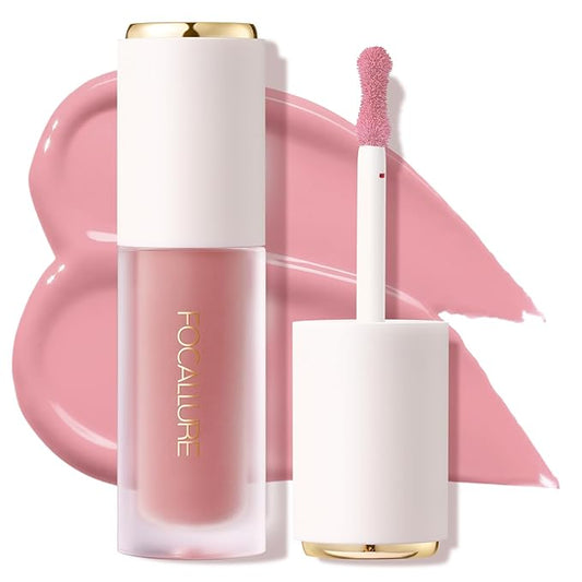 FOCALLURE Silky Cream Liquid Blush,Leaving a Matte Dewy