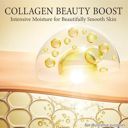 Perfect One Japanese Skincare Trio: Niacinamide, Collagen & Hyaluronic Acid Set - Firming Facial Cream, Firming Body Cream & Bubble Cream Wash for Hydration and Nourishment