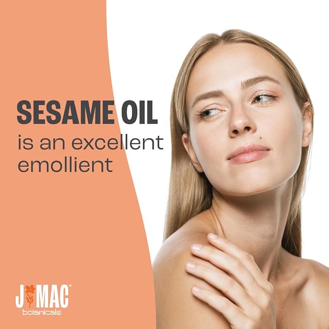 J MAC BOTANICALS, Organic Sesame Oil,