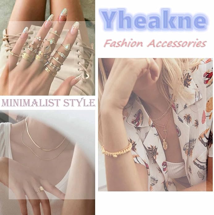 Boho Layered Pearl Necklace Choker Gold Pearl Pendant