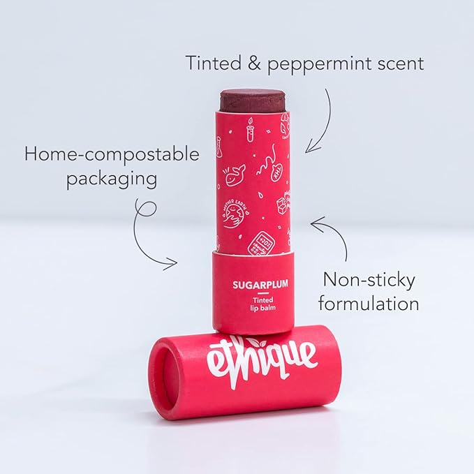 Ethique Sugarplum Nourishing Tinted Lip Balm