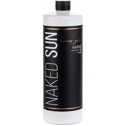 Naked Sun Honey Glow Violet Rapid Spray Tan Solution - 32 oz Airbrush Sunless Self Tan Spray