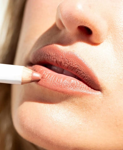 Ere Perez - Natural Coco Crayon Hydrating Lip Color | Vegan, Cruelty-Free, Clean Beauty (Brave, 0.01 oz | 3 g)
