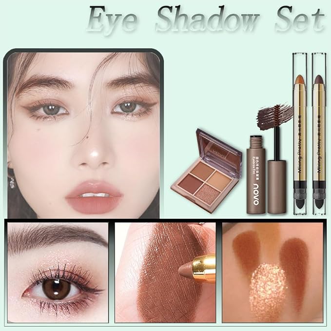 All-In-One And Portable Beginner Makeup Kit, Including Mascara,
