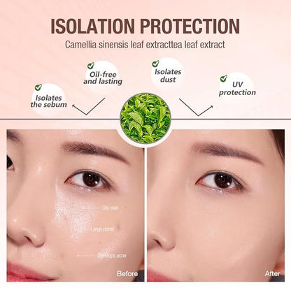 Professional Makeup Primer - Moisturizing, Oil-Free, UV Protection,