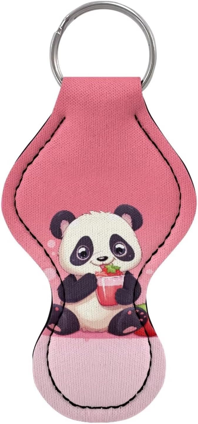 Chapstick Holder Keychain for Lipstick Lip Girls