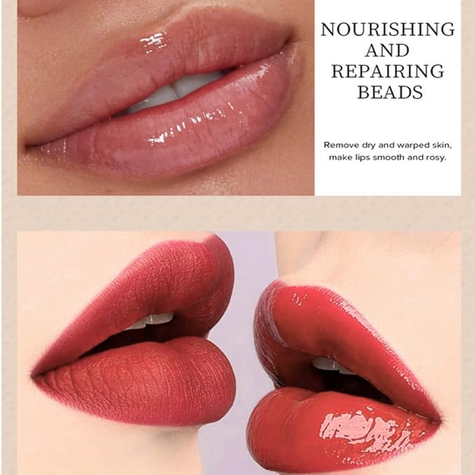 Lip Gloss Set, 2 PCS, Transparent Lip Balm, Gloss