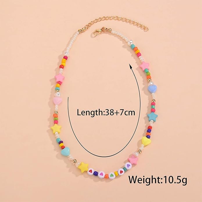 Vintage Seed Bead Choker Necklace Pearl