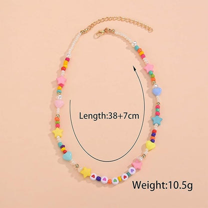 Vintage Seed Bead Choker Necklace Pearl