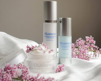Serum Plus+ infused with Methylene Blue, Hyaluronic Acid, NextGen Vit C, and Aloe Vera. Suitable for Sensitive Skin