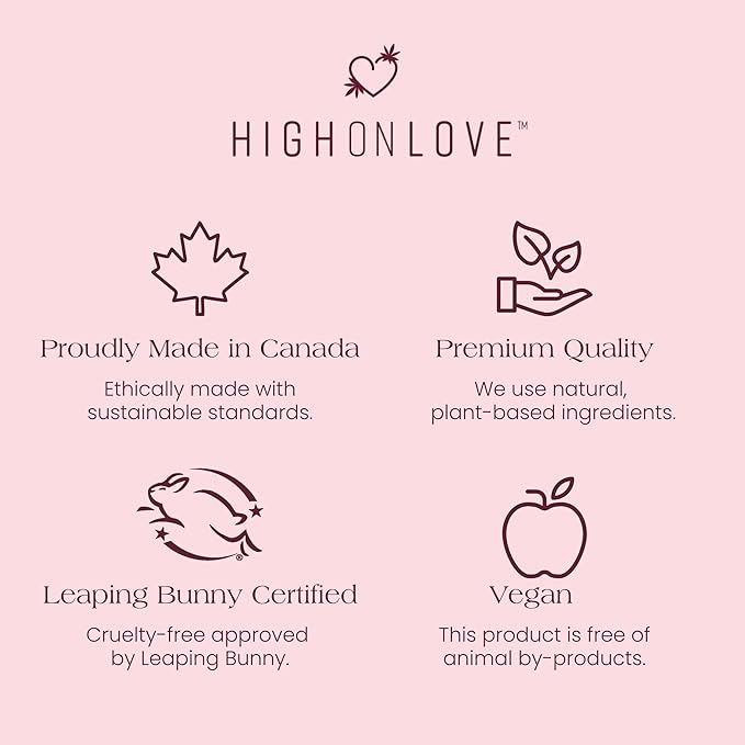 HIGHONLOVE O Oil, All Natural Hemp Oil, Personal Moisturizer for Women (10 ml)