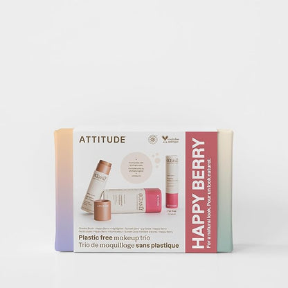 ATTITUDE Happy Berry Makeup Trio Set,