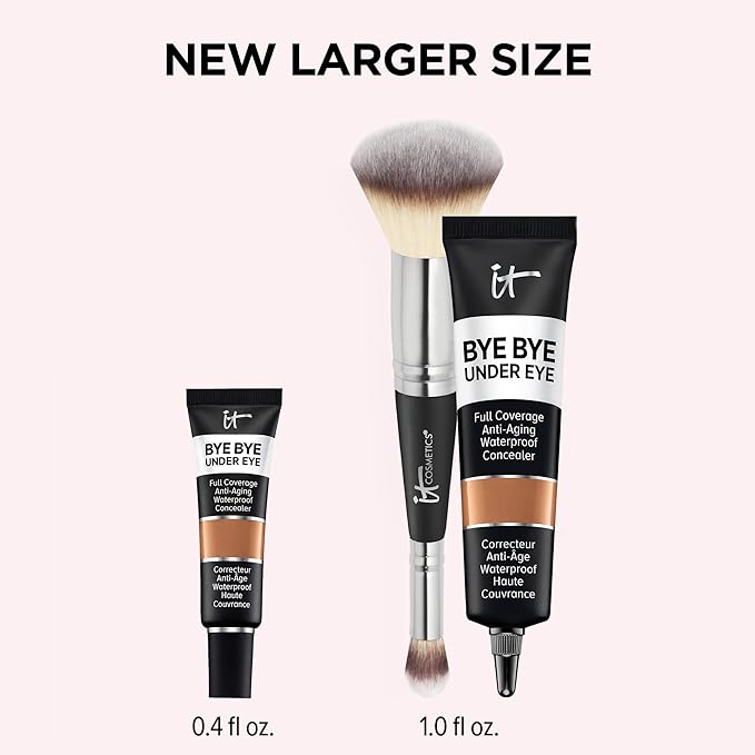 IT Cosmetics Makeup Set - Includes Supersize Bye 1 fl oz
