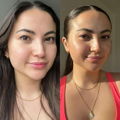 Skinny Tan Tan and Tone Self Tanning Drops for Your Face - Gradual Tan Drops Serum with Hyaluronic Acid - Transforms Skincare into Gradual Tanner - Helps Even Skin Tone and Enhance Complexion - 1 oz