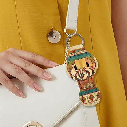 Chapstick Holder Keychain for Lipstick Lip Girls