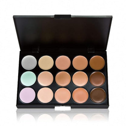 Concealer Palette, 15 Colors Makeup Palette Facial Camouflage