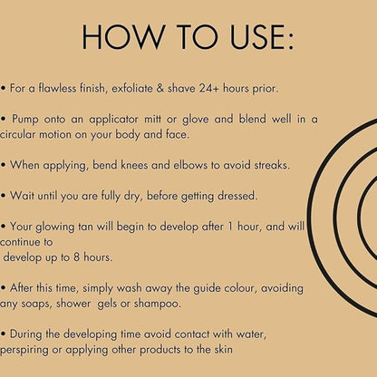 St. Moriz Professional 1 Hour Fast Self Tanner Mousse with Tanning Mitt Bundle - Light to Dark - 200ml - Sunless Instant, Express Self Tanning Foam for Golden, Natural Looking Fake Tan - Aloe Vera