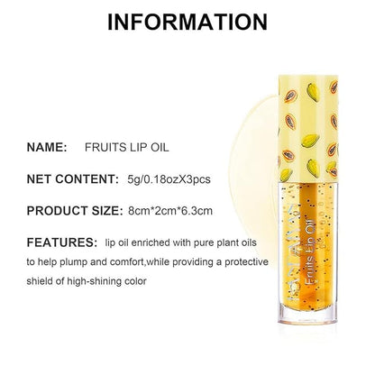 Lip Gloss Set, 3 PCS, Tinted Lip Balm, Gloss