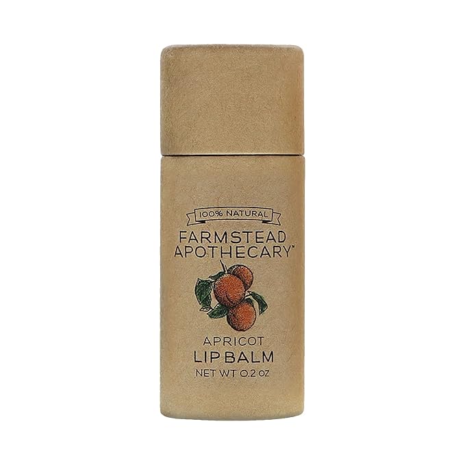 Farmstead Apothecary, Lip Balm Apricot, 0.25