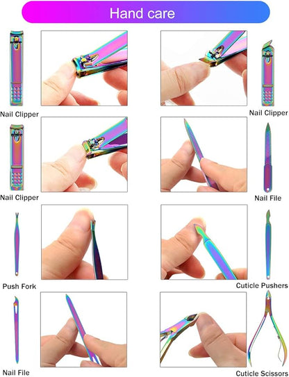 2024 rainbow manicure kits 18