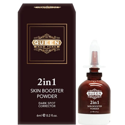 QUEEN 2in1 Booster Power: Radiance Brightening Elixir, elevate your routine for brighter, healthier skin and boosting ritual. Add instant Glow to any skincare routine.
