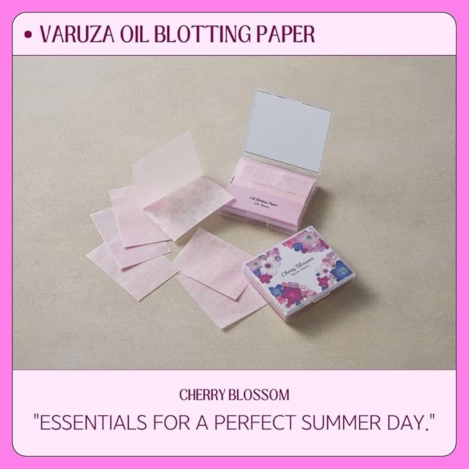 [400 Counts + Mirror Case] Cherry Blossom Natural