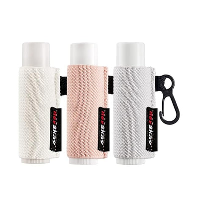 3PCS Lip Balm Holder Sleeves Keychain