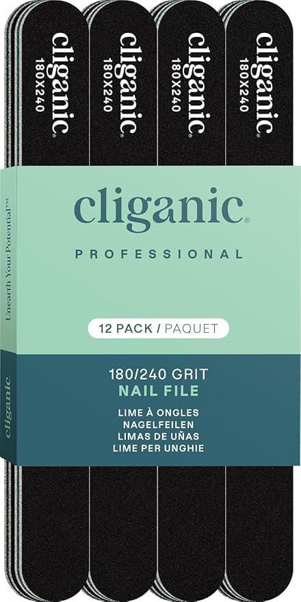 Cliganic 12 pack nail file