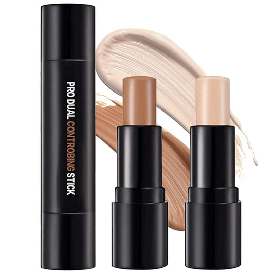 Double-End Contour Highlighter Stick Contour Stick, Face Highlighter,