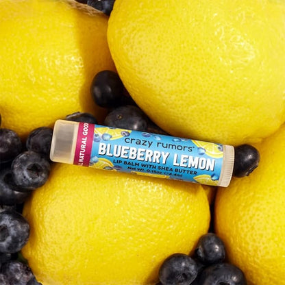 Crazy Rumors Blueberry Lemon Lip Balm. Plant-Based,