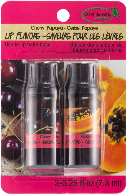 Cherry/Papaya Lip Flavors, 2 Pack, 61024