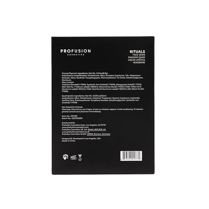 Profusion Cosmetics Rituals 4 PC Look Kit Includes