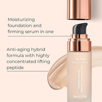 M. Asam MAGIC FINISH Supercharge Serum Foundation Soft 1.01 Fl Oz