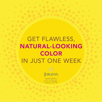 Jergens Natural Glow 3-Day Self Tanner for Fair to Medium Skin Tone, Sunless Tanning Daily Moisturizer, for Streak-free and Natural-Looking Color, 10 Ounce