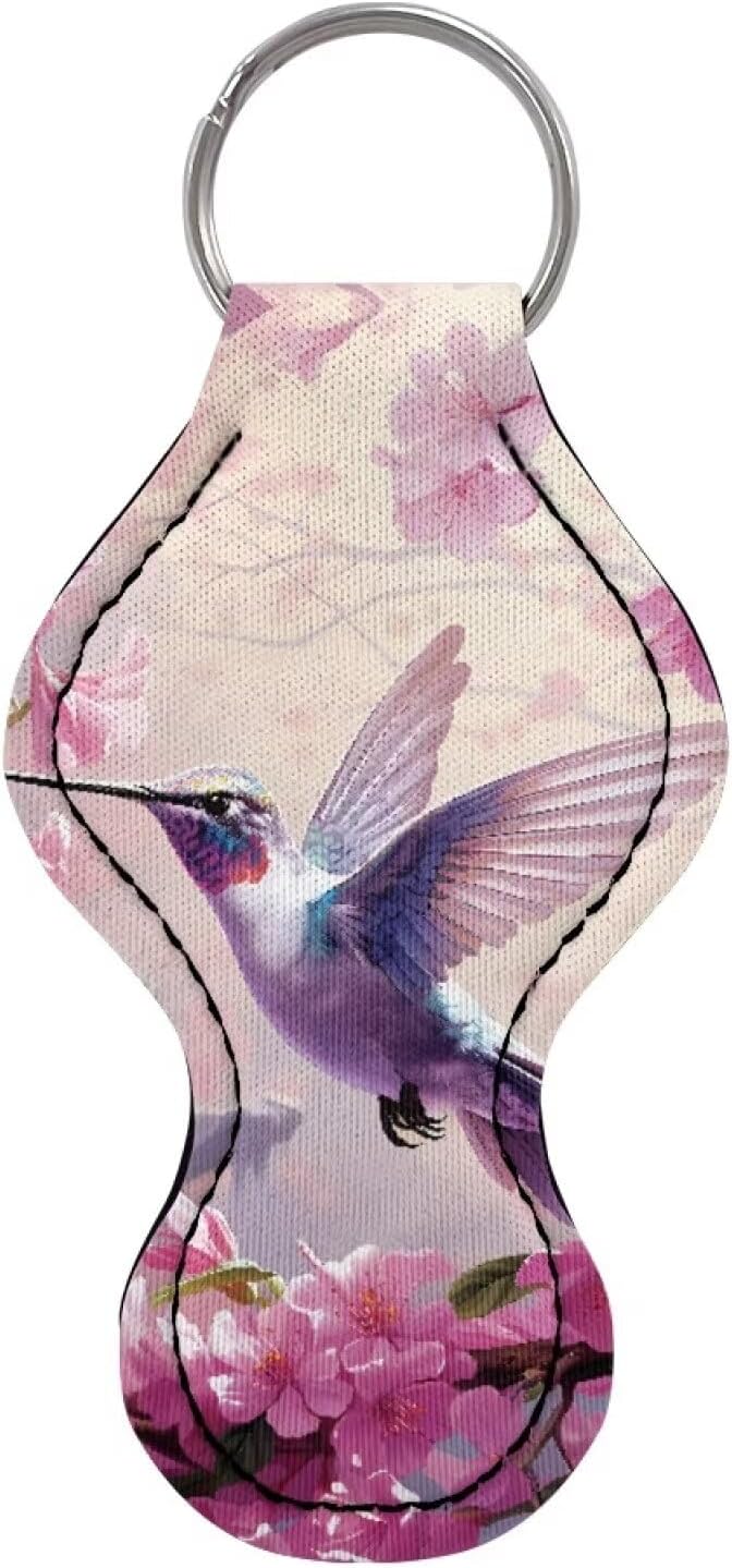 Chapstick Holder Keychain for Lipstick Lip