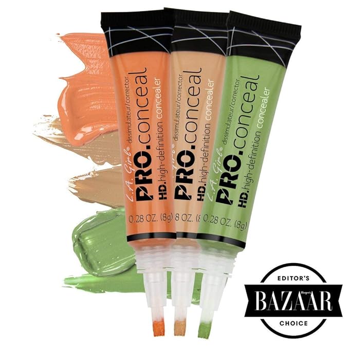 L.A. Girl Pro Conceal HD Concealer, Lavender Corrector, 0.28 Ounce