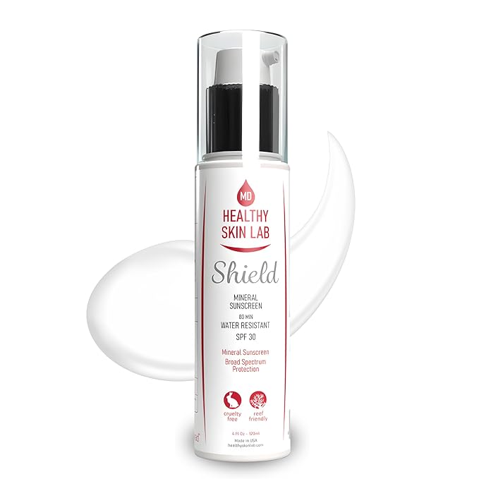 Shield, Anti-Aging Mineral Sunscreen & Moisturizer,