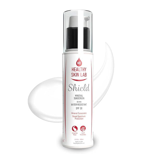 Shield, Anti-Aging Mineral Sunscreen & Moisturizer,
