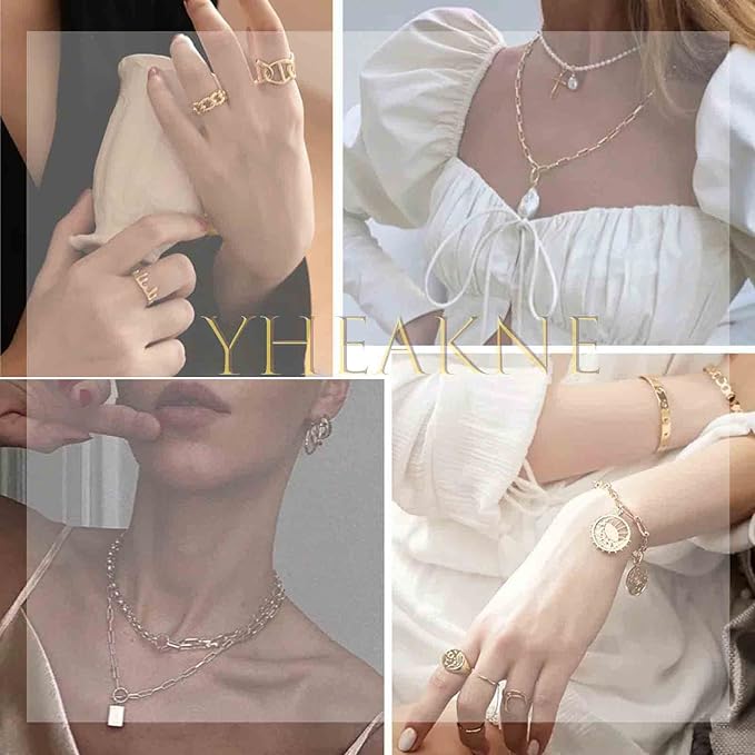 Boho Layered Satellite Disc Choker Necklace