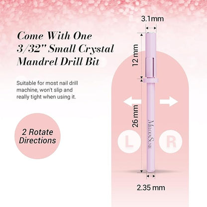 Melodysusie 50 pcs nail drill